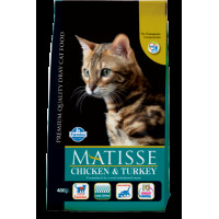 Farmina Matisse Chicken & Turkey сухой корм для взрослых кошек с курицей и индейкой